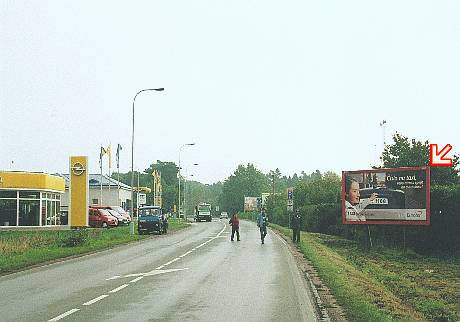 571006 Billboard, Pardubice (Pražská,auto OPEL,čs.AGIP, letiště)