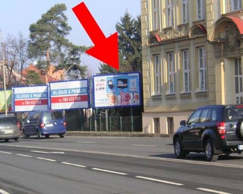 781003 Billboard, Olomouc (Foerstrova, E 442, hl.tah Brno, OV - HK  )