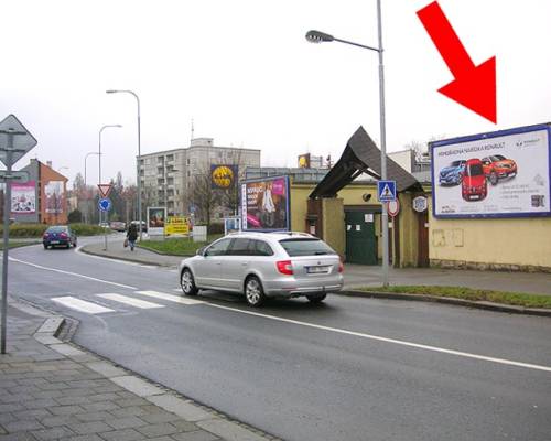 1431003 Billboard, Olomouc (Lazecká, LIDL, VZP, Finanční úřad)