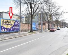 1741147 Billboard, Plzeň - Bory (Edvarda Beneše)