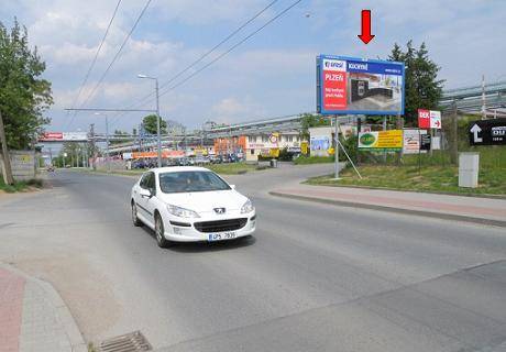 331260 Billboard, Plzeň - Karlov (Borská)