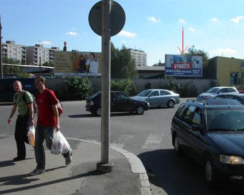 331025 Billboard, Plzeň (Břeňkova - Borská)