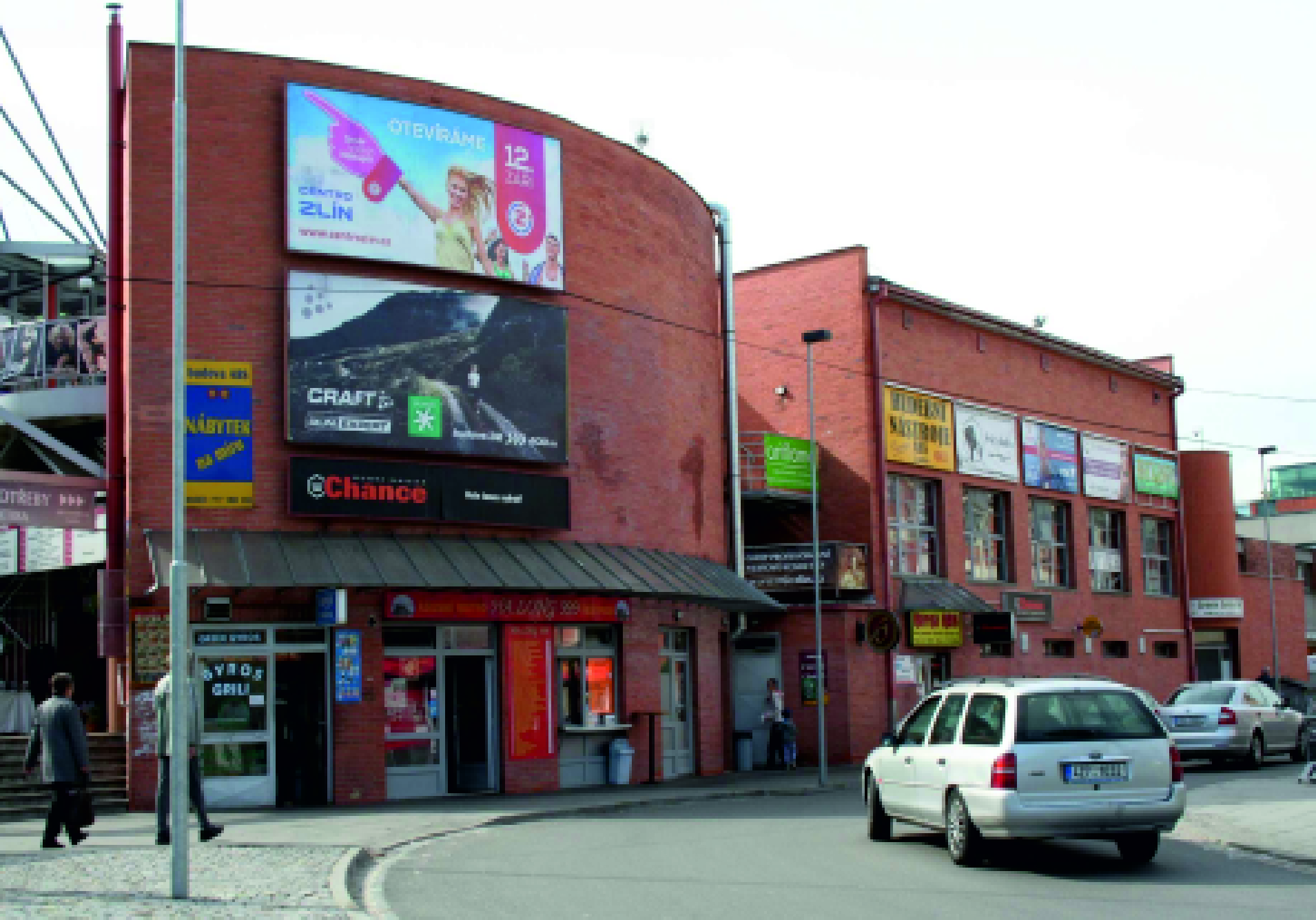 1111079 Billboard, Zlín (třída Tomáše Bati, Zlínské náměstí ABS Centrum)