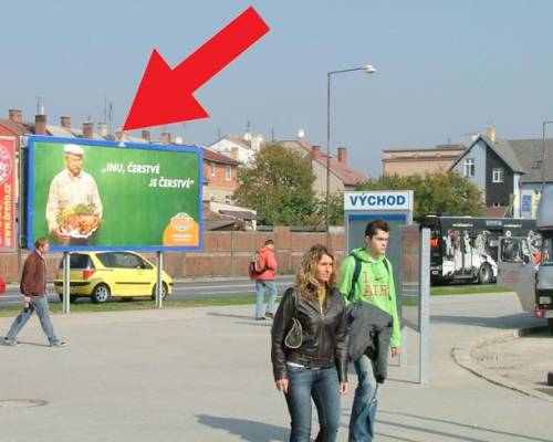 781098 Billboard, Olomouc (autobusové nádraží ČAD, HORNBACH )