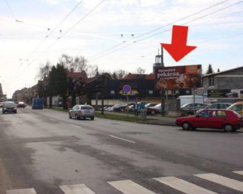 1821006 Billboard, Opava (Krnovská x Stará silnice I/11)