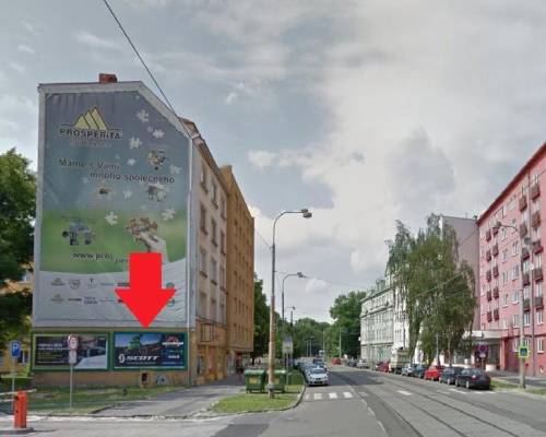 871296 Billboard, Ostrava (Nádražní x Zborovská)